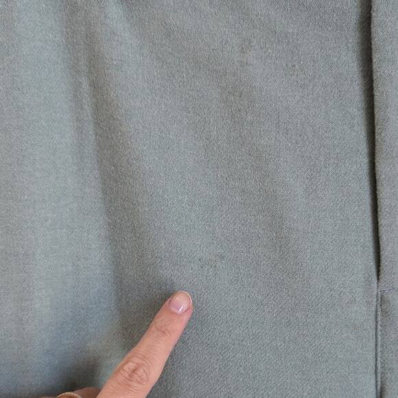 Vince Green Wool Blend Straight Leg Tailored Trouser Pants, size 6 - Picture 11 of 13